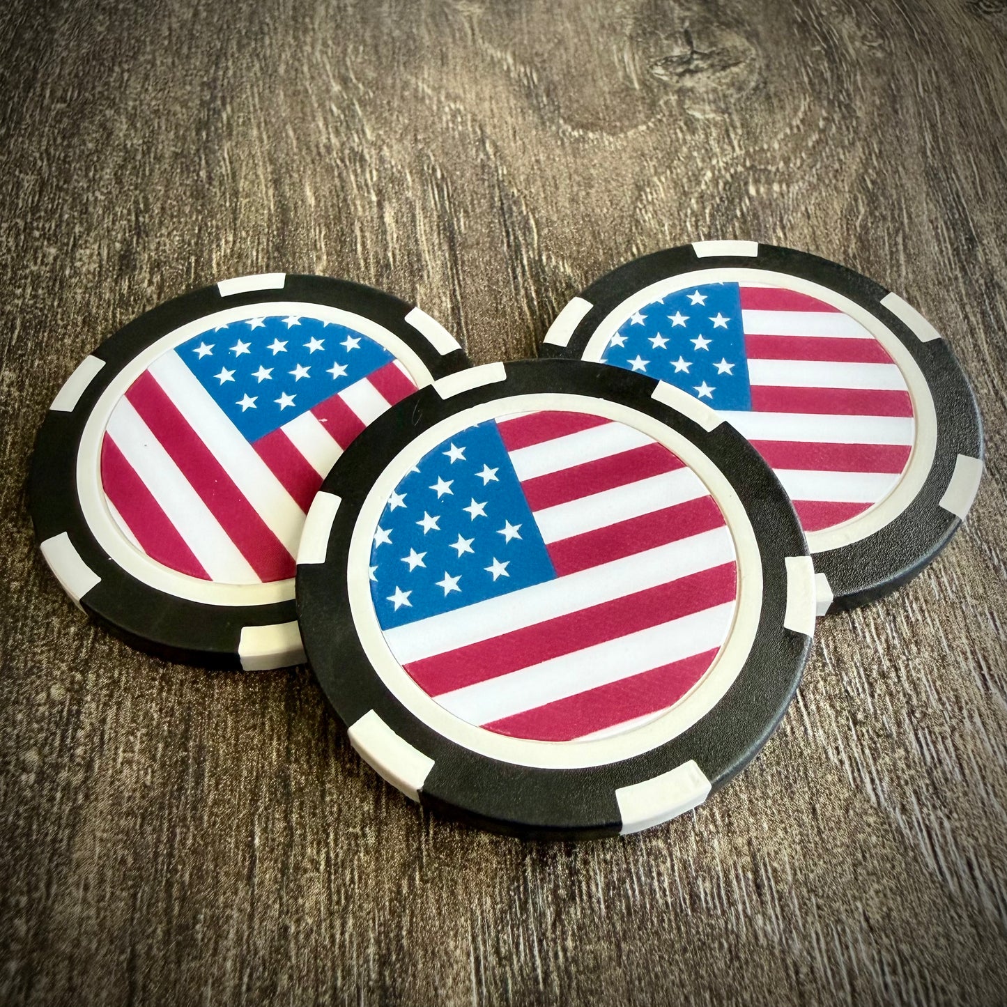 🇺🇸 America DF3 Custom Sticker + 3 Matching Poker Chips for LAB DF3 Golf Putter