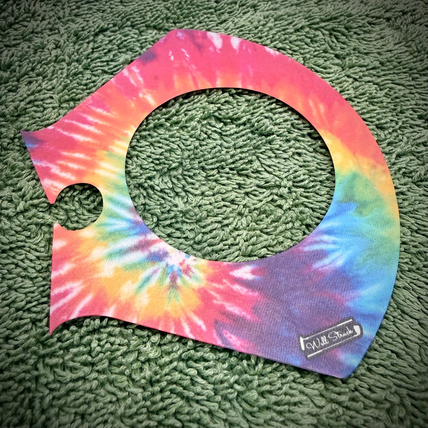Tie Dye DF3 Custom Sticker + 3 Matching Poker Chips for LAB DF3 Golf Putter