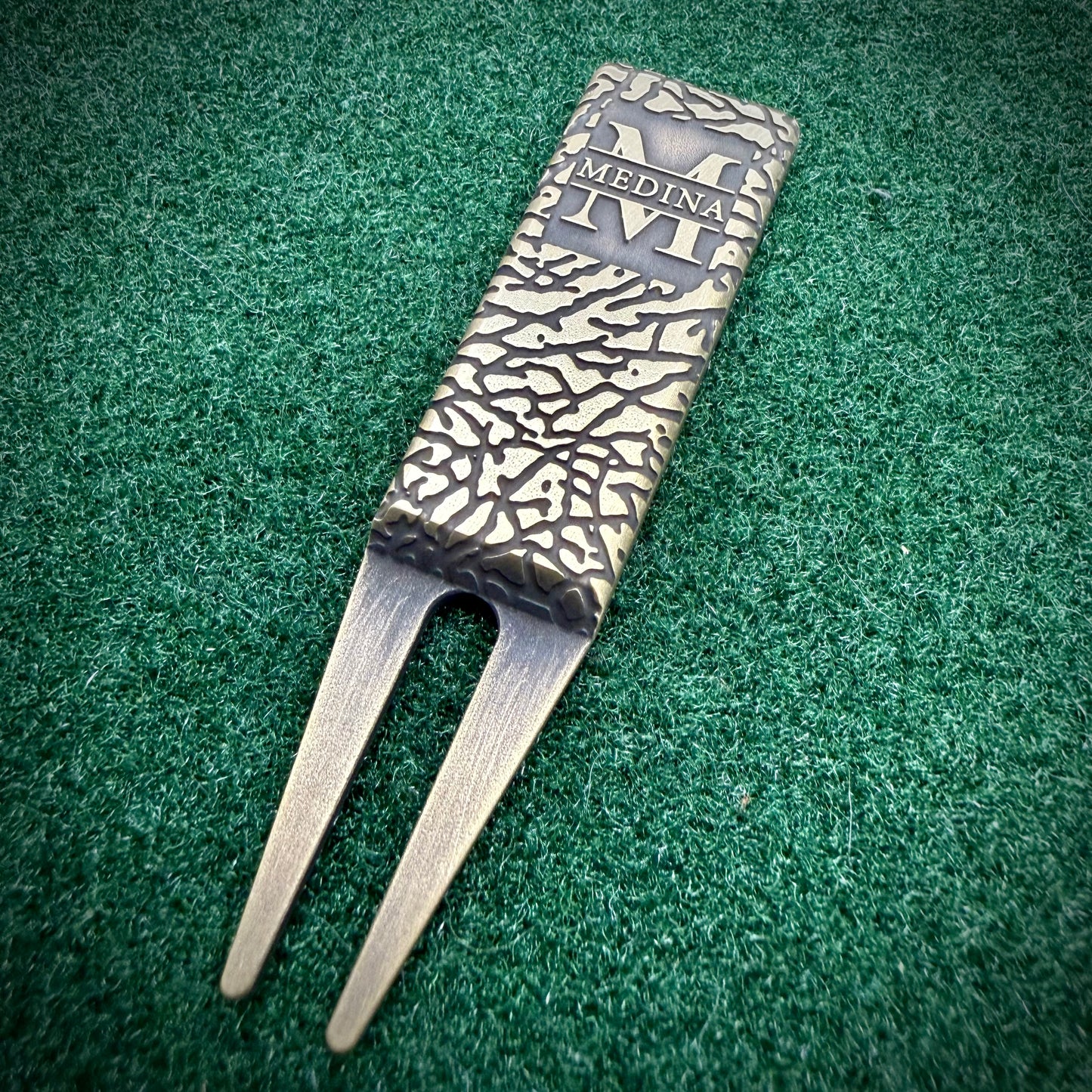 🐘 Elephant Print Custom Copper Golf Divot Tool, Personalized Laser Engraved Gift