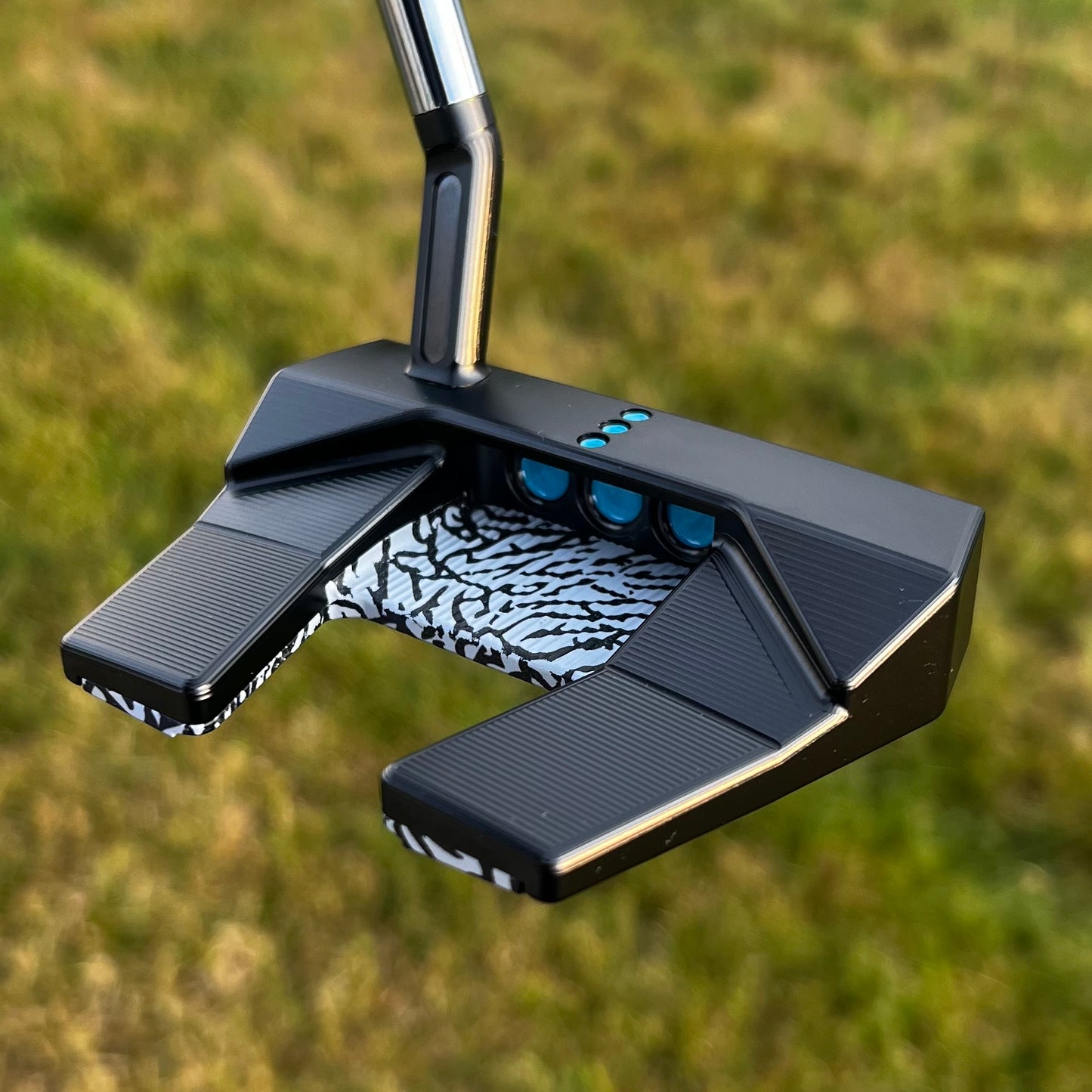 2024 Scotty Cameron Phantom X 5.5 DLC black Elephant print With Blue Glossy paint fill